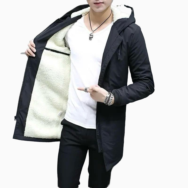 Korean Warm Coat Male Winter Jacket