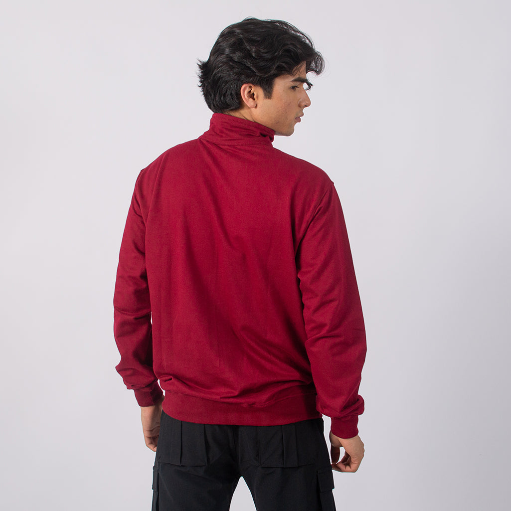 Men’s Summer/ Autumn full sleeve quarter zip t-shirt .