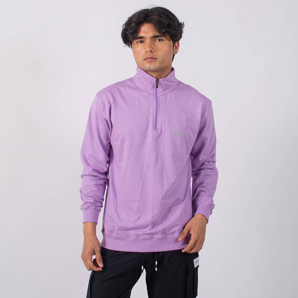 Men’s Summer/ Autumn full sleeve quarter zip t-shirt .