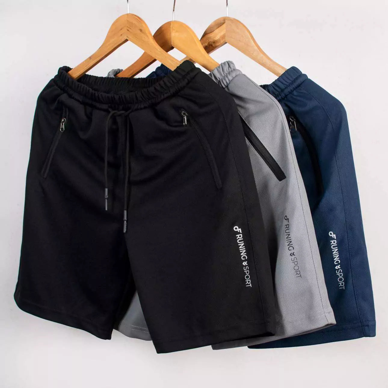 Pack Of 3 Deefuel Mid-Rise Running Short Pants